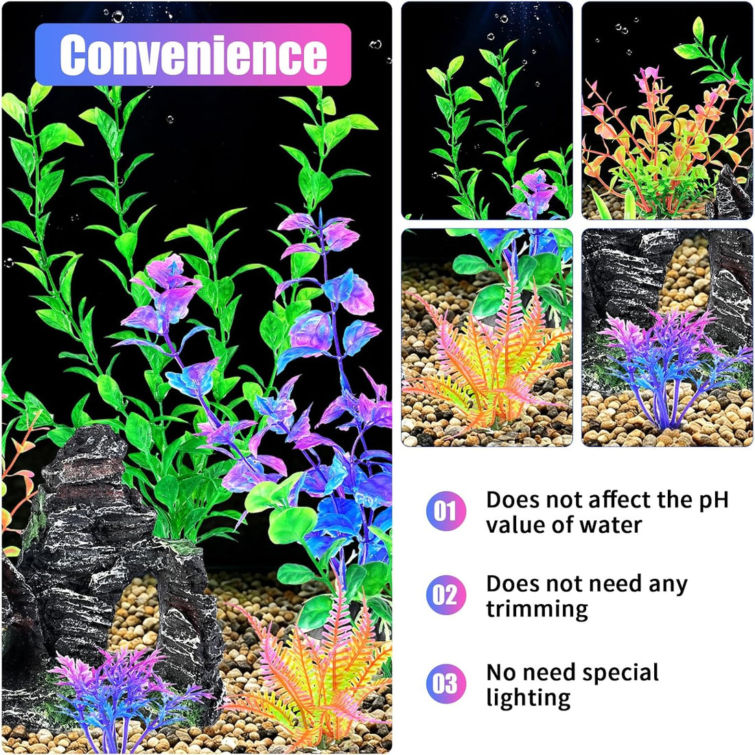 AQUANEAT Artificial Aquarium Plants
