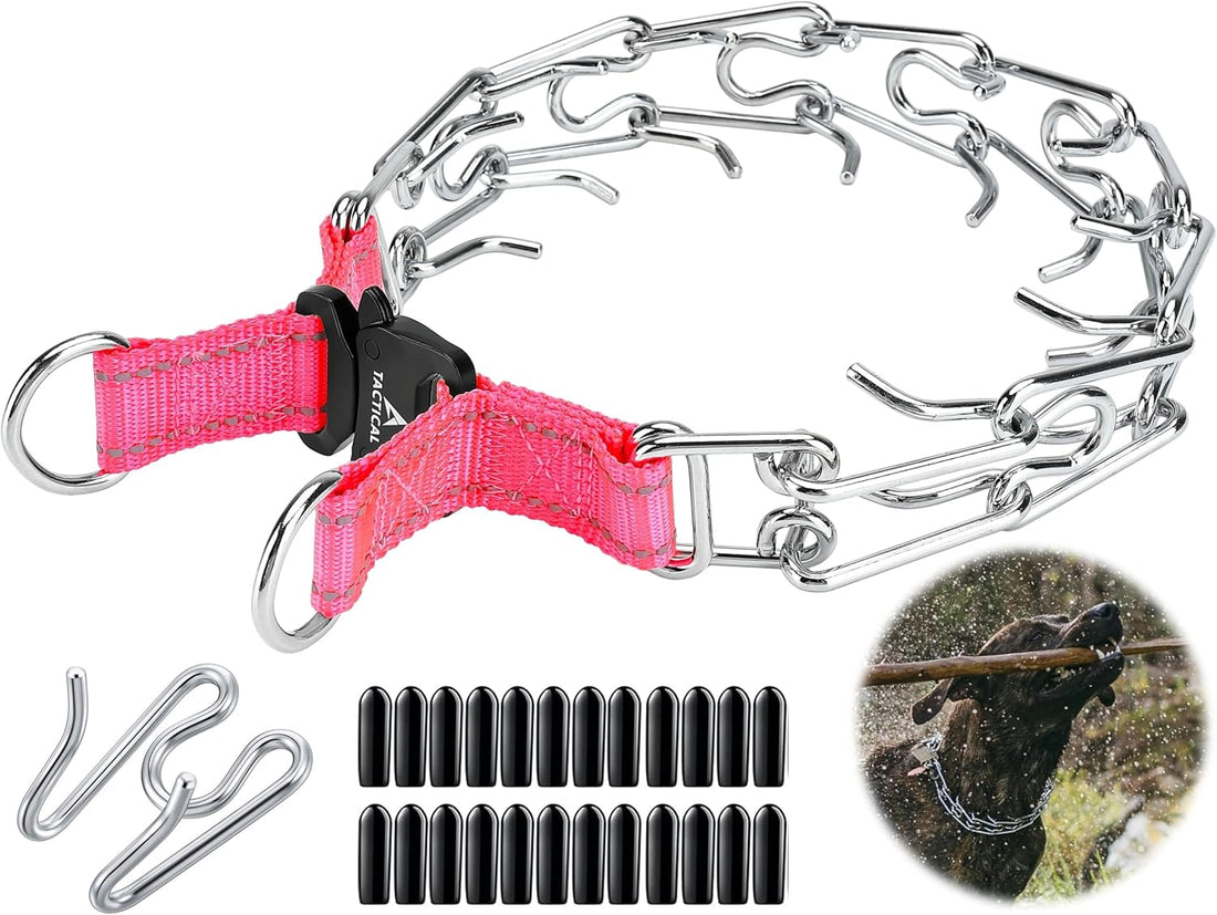 DEYACE Quick Release Dog Training Collar Adjustable Stainless Steel