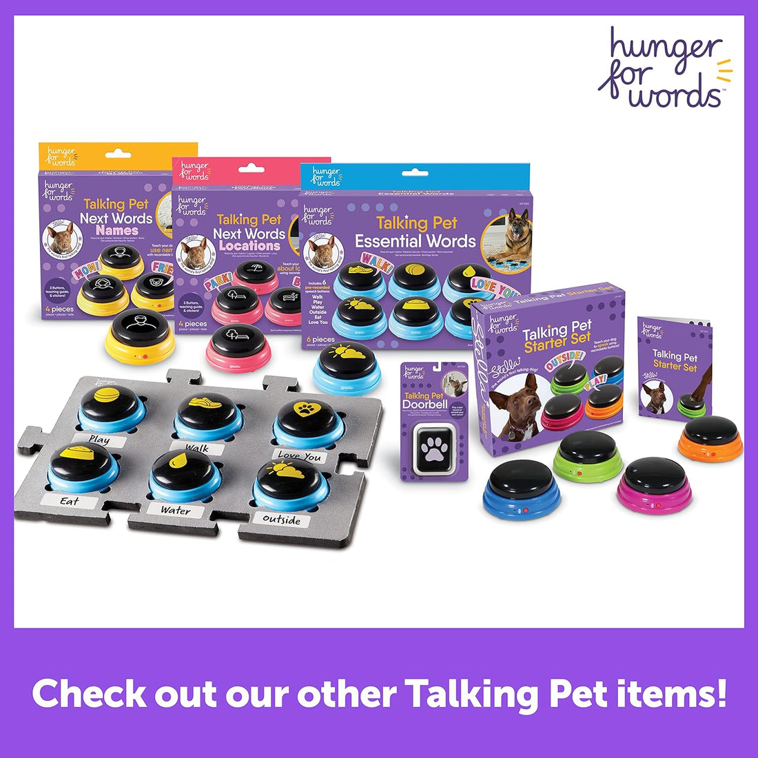 Hunger For Words Talking Pet Essential Words