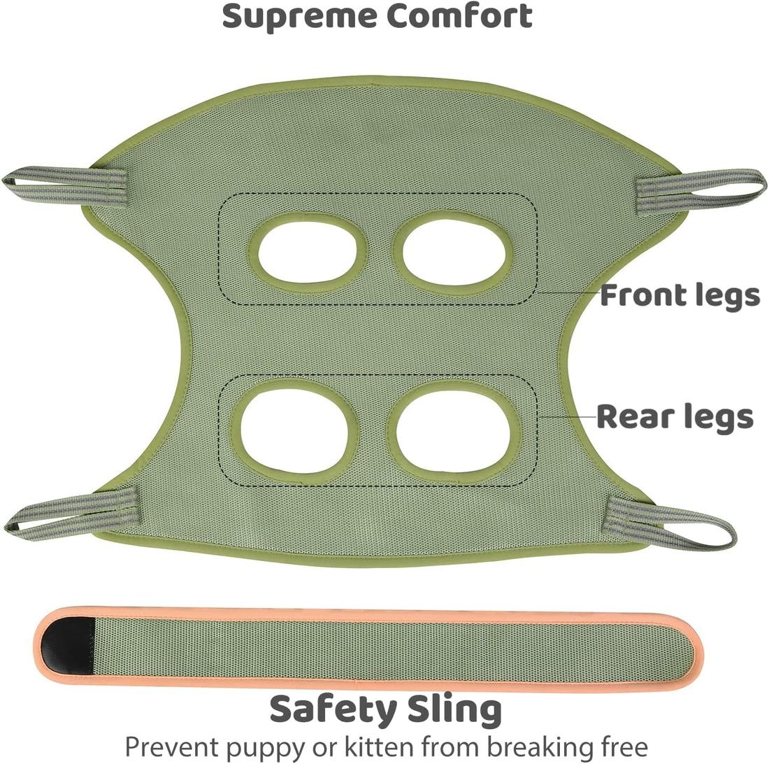 Guzekier Grooming Hammock Harness for Cats & Dogs