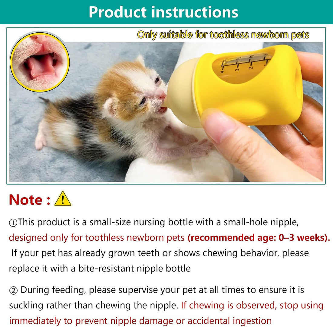 Puppy Bottles for Nursing，Kitten Bottles for Nursing，Pet Feeding