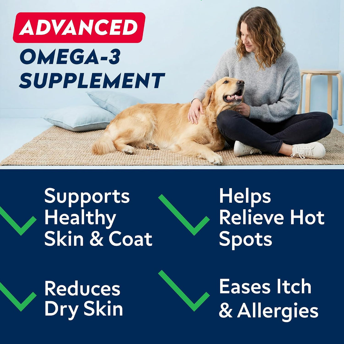 StrellaLab Omega 3 for Dogs - Fish Oil Treats