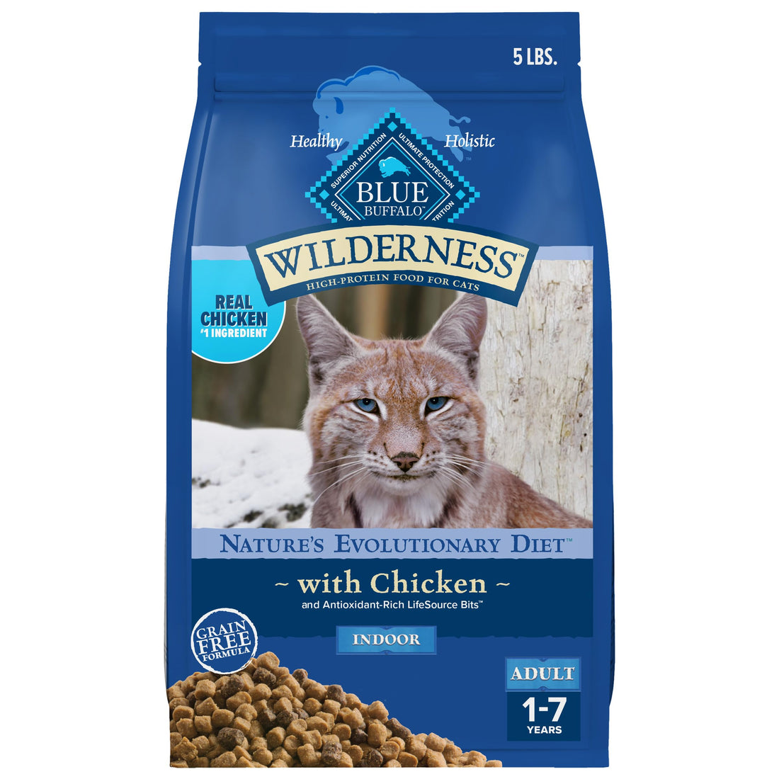 Blue Buffalo Wilderness Natural Adult Dry Cat Food Indoor Cats