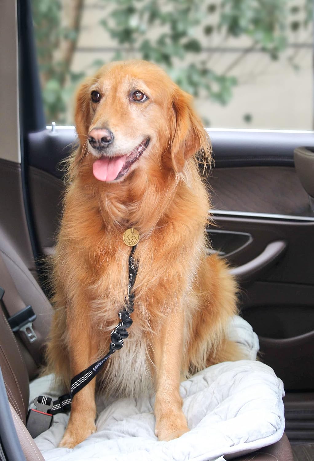 2 Pack Dog Seat Belt Adjustable Dog Car Seatbelts for Vehicle Nylon
