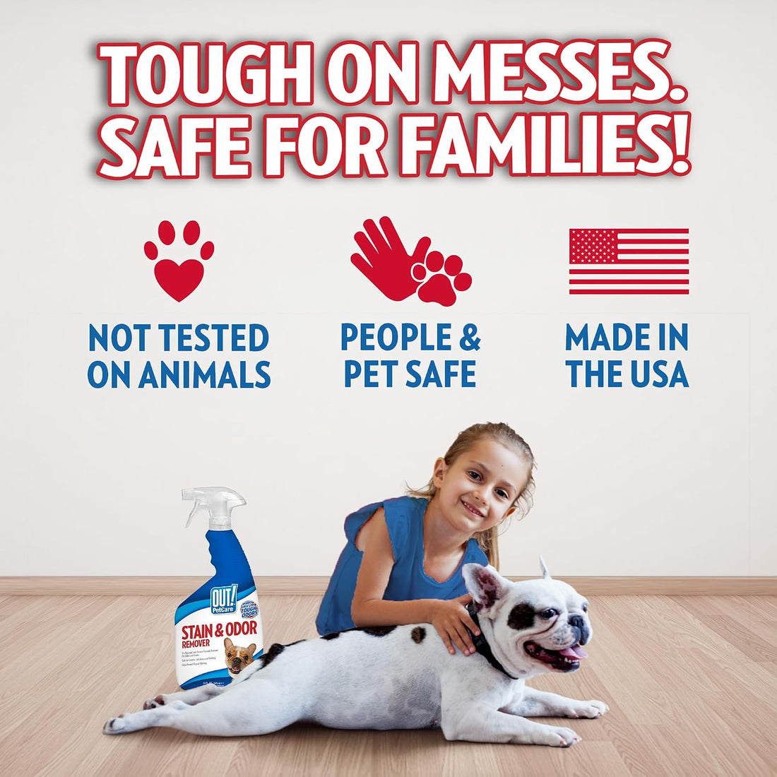 OUT! Pet Stain & Odor Remover, 32 oz, USA Made