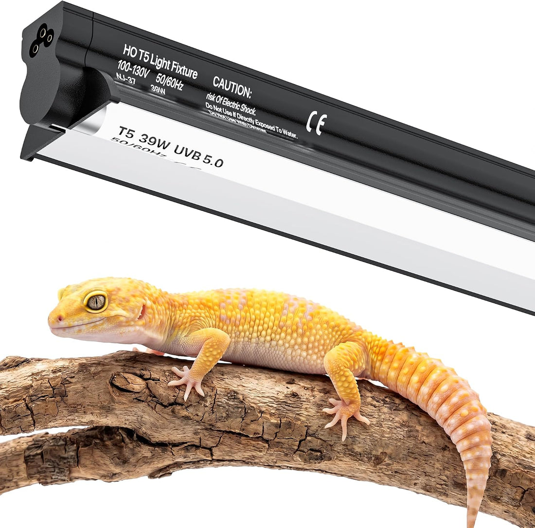T5 UVB 10.0 Reptile Light Fixture Combo Kit