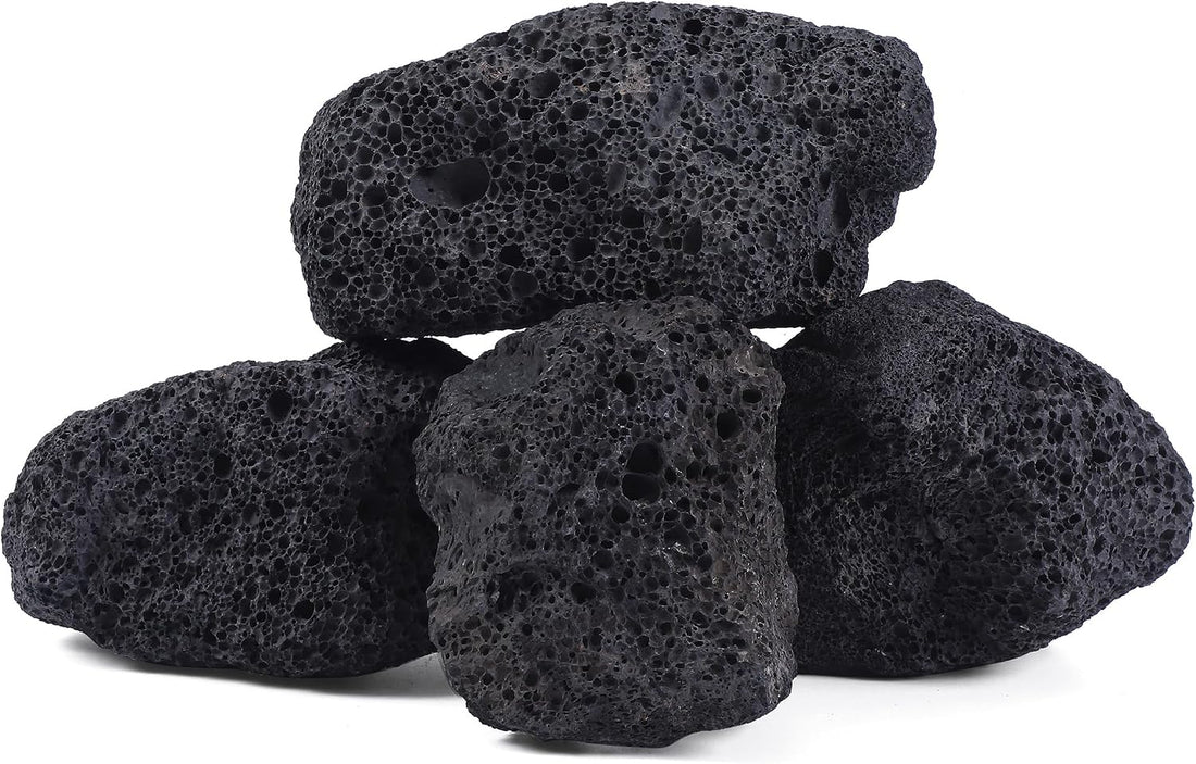 2.2-8.1 Inches Natural Black Lava Rock