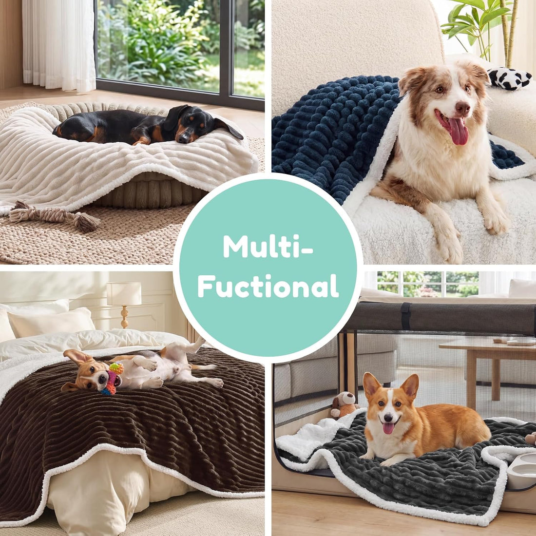 ChiXnuggle Waterproof Dog Blanket for Large Dogs