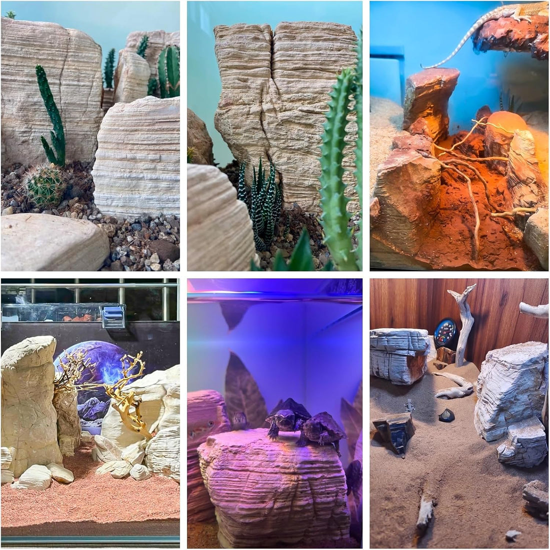 Aquarium Rocks 5lb Fish Tank Stone 2-5 inch Natural Pagoda Rocks