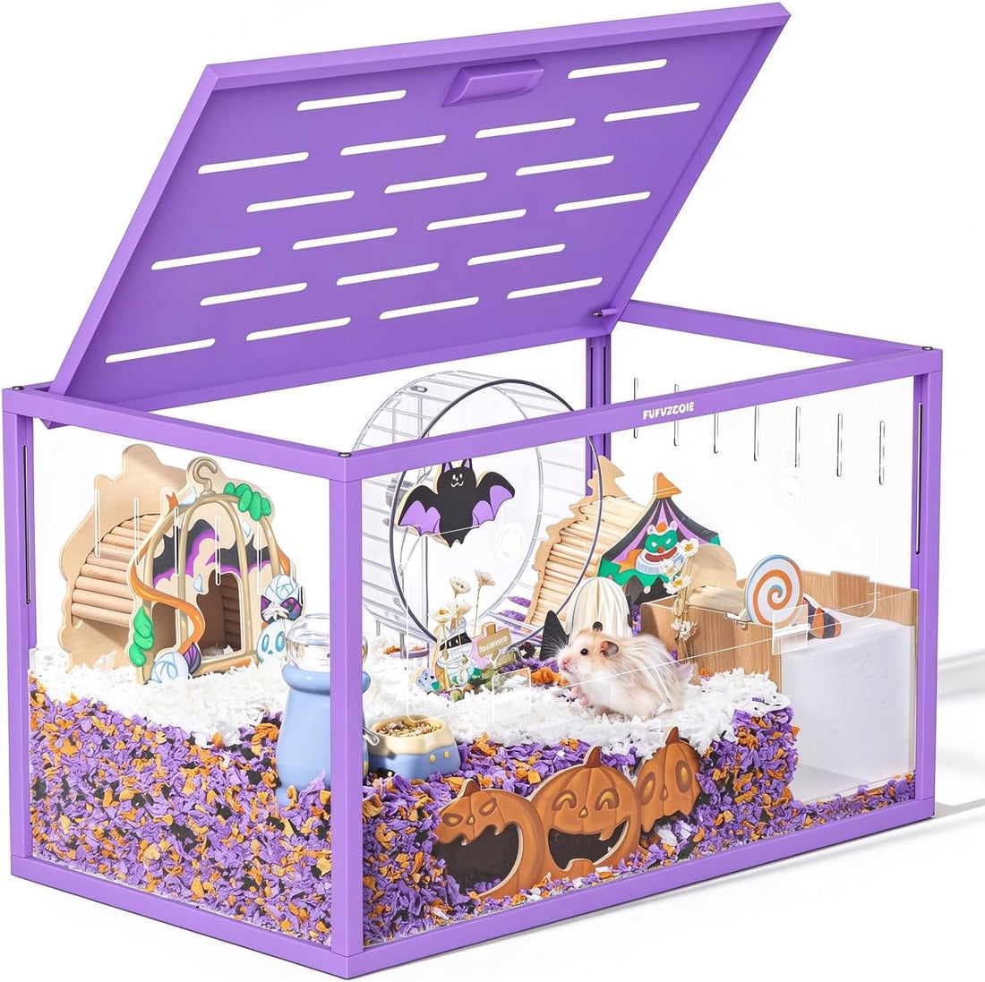 Large Metal Hamster Cage 30", Chewproof Hamster Enclosure