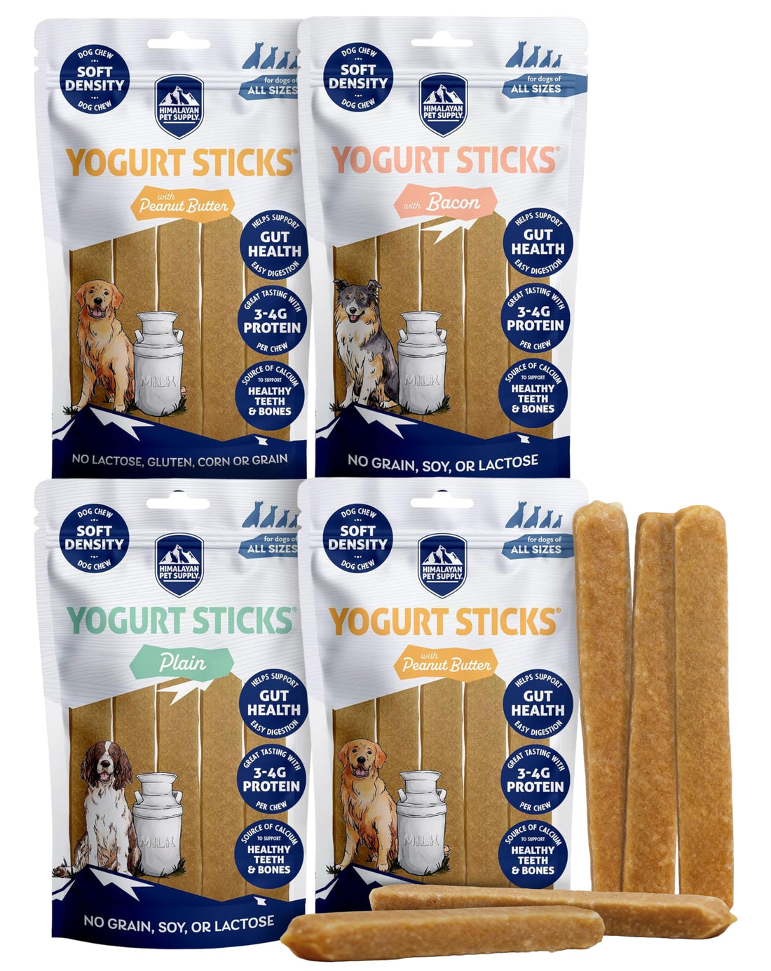Himalayan Dog Chew Yogurt Sticks, Mixed Flavors
