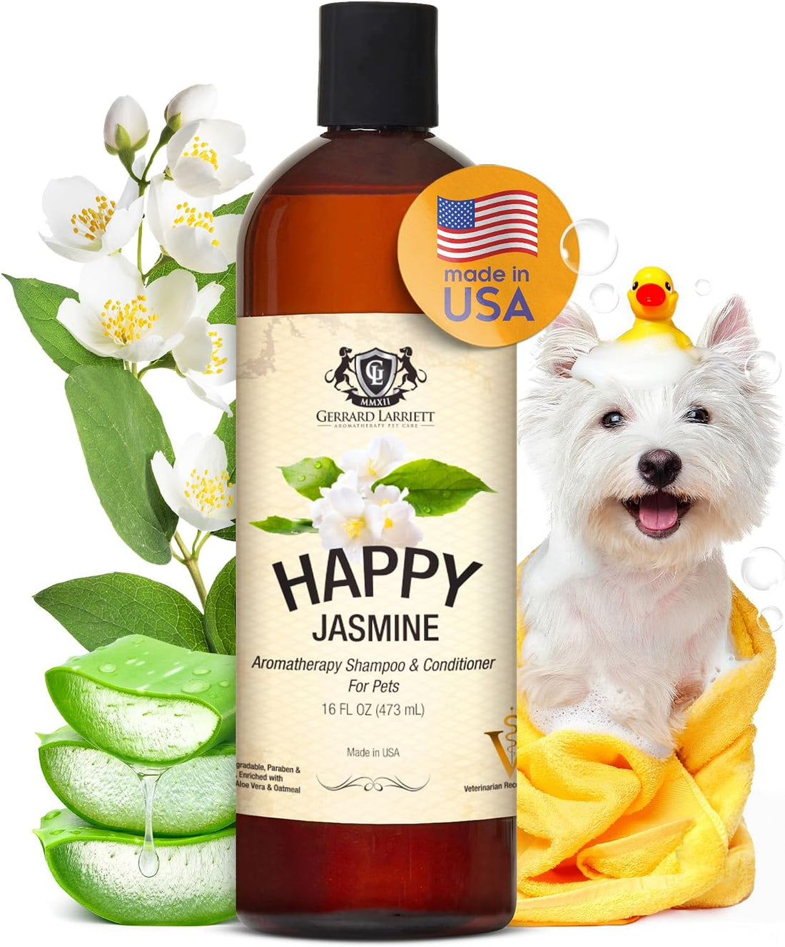Dog Shampoo and Conditioner Energizing Grapefruit & Spearmint 16 Oz