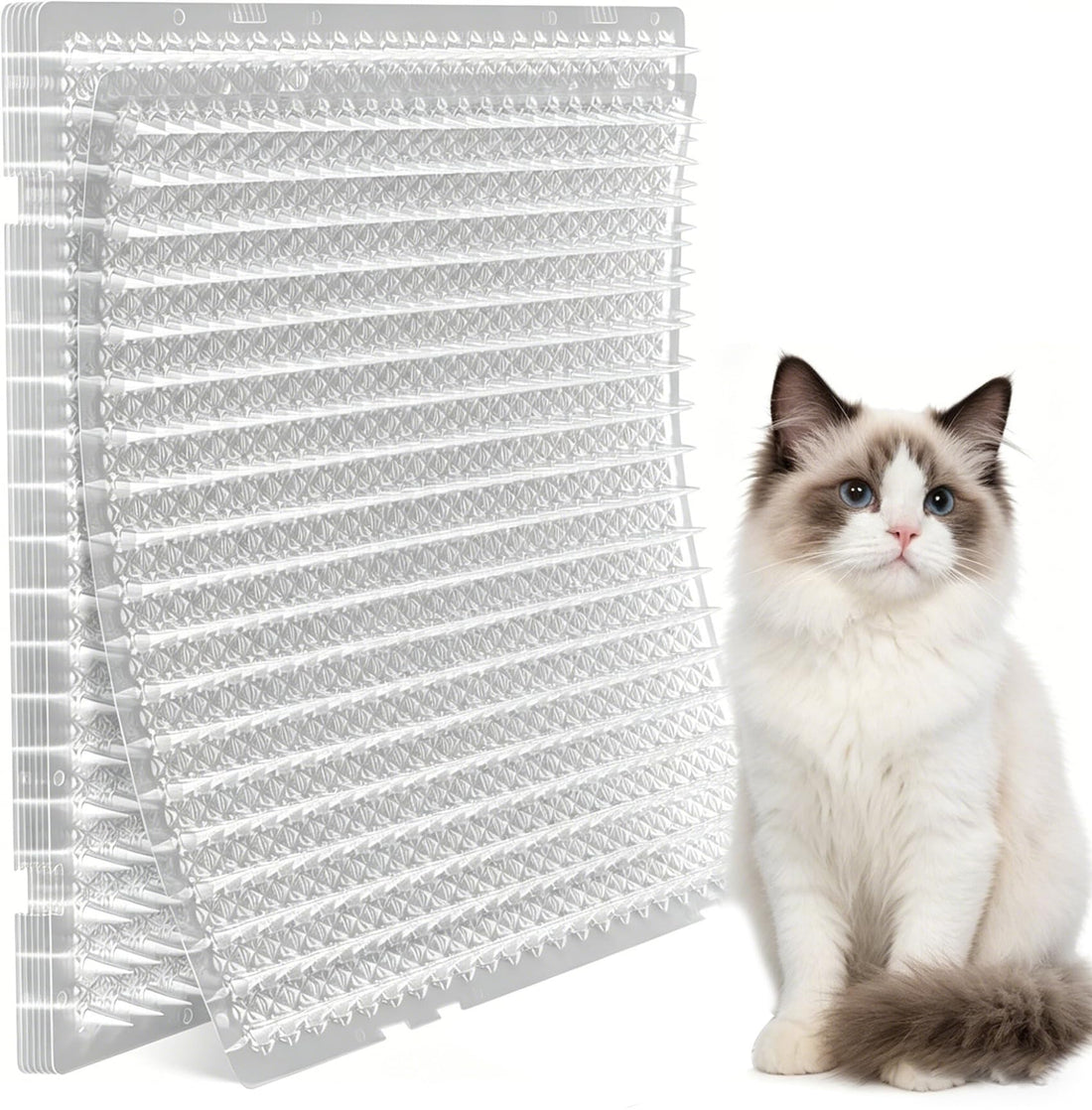 20 Pack Scat Mat for Cats-16 x 13 Inch Cat Spike Mat with Spike