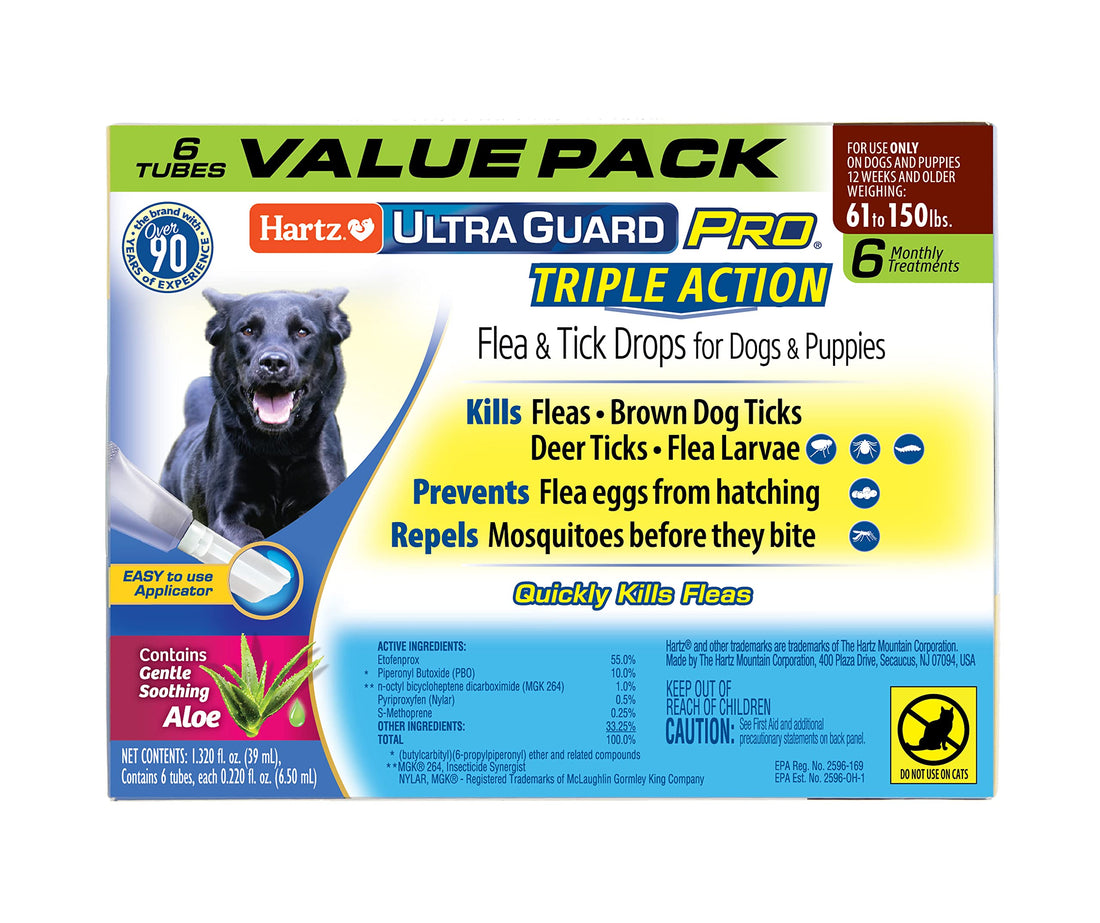 Hartz UltraGuard Pro Flea & Tick Topical Dogs & Puppies Treatment