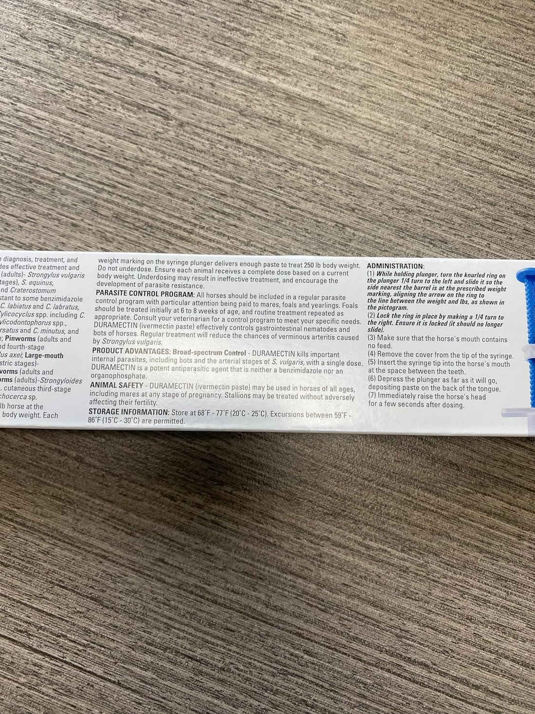 durvet Duramectin Ivermectin Paste 1.87% for Horses, 0.21 oz