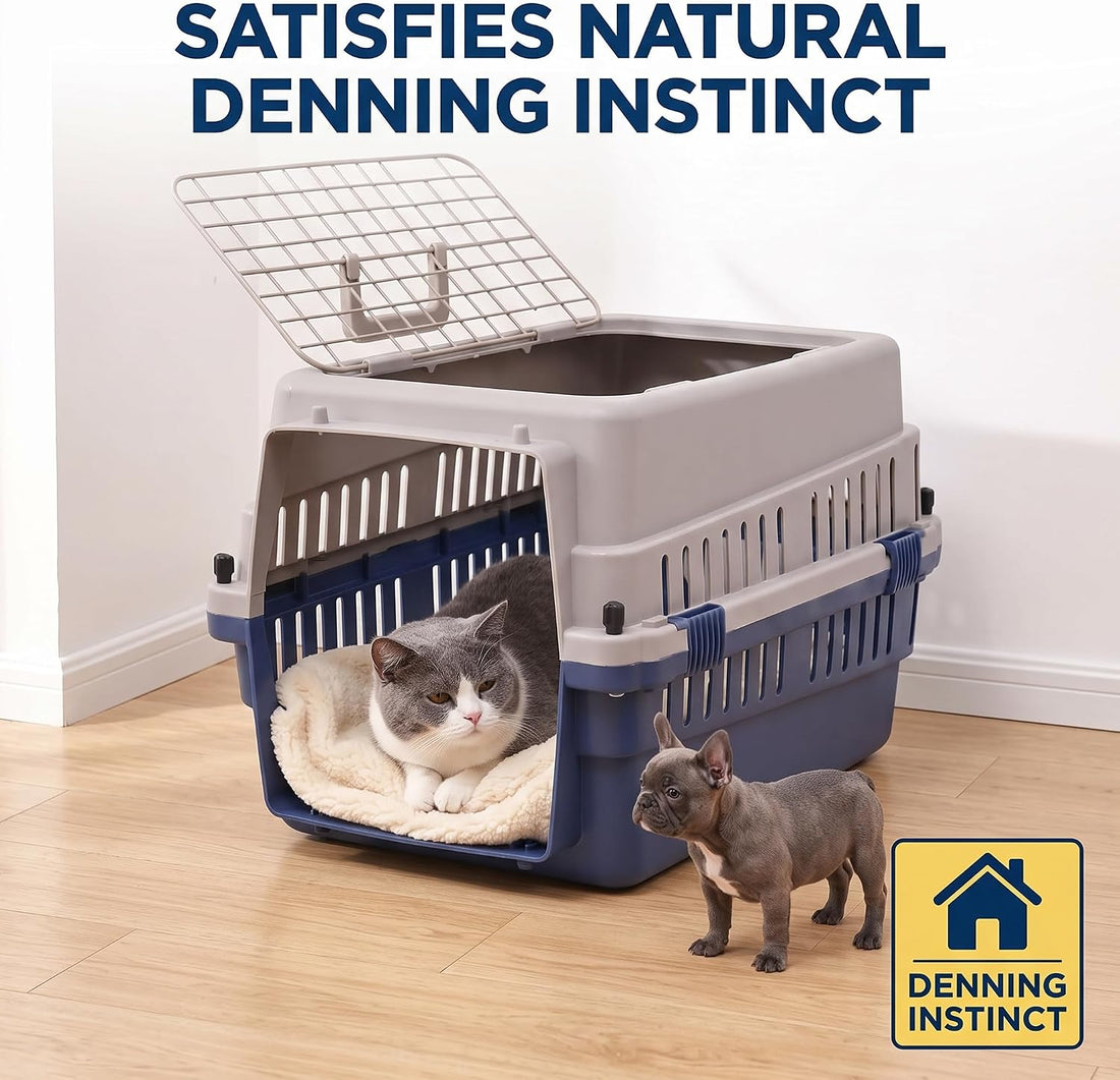Hard-Sided Pet Carrier for Cats and Small Dogs