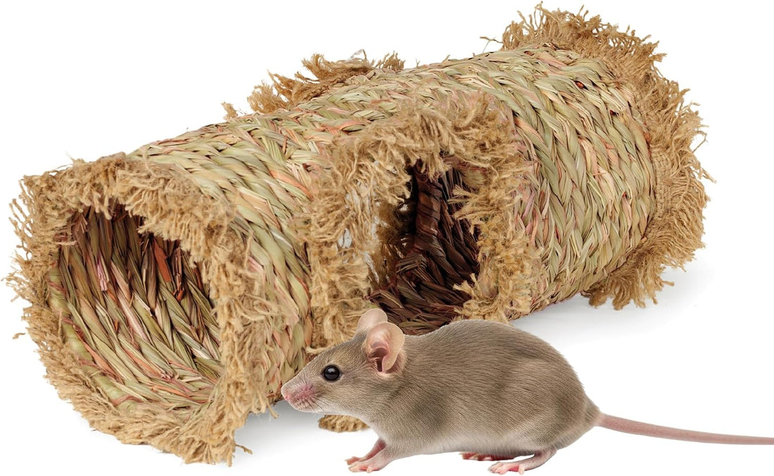 Prevue Pet Products Nature's Hideaway Grass Hut Small Animal Toy