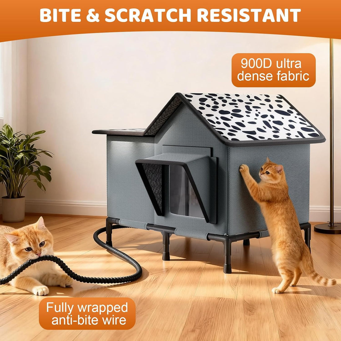 Heated Cat House for Outside