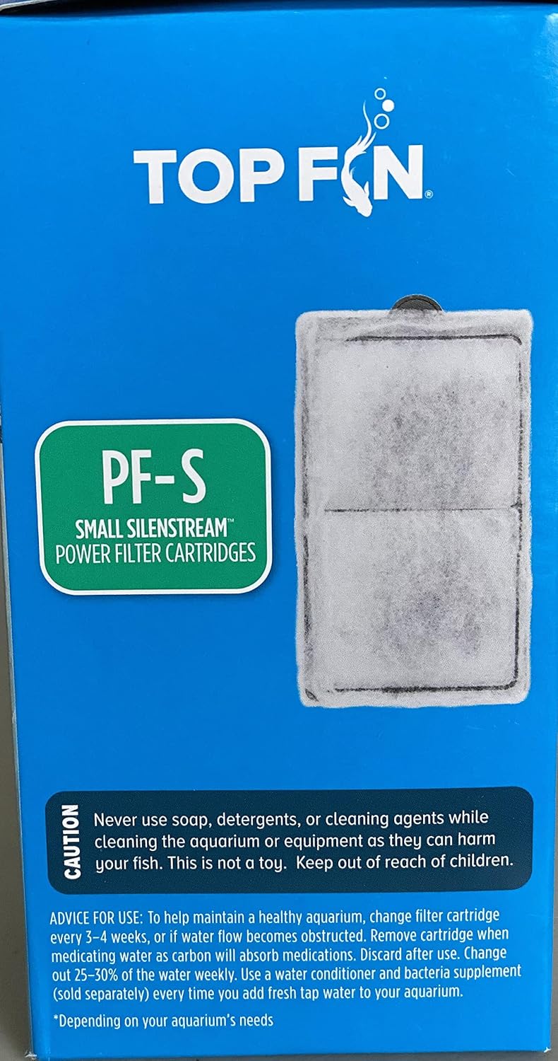 Top Fin Silenstream PF-S Small Filter Cartridges Refill for PF10