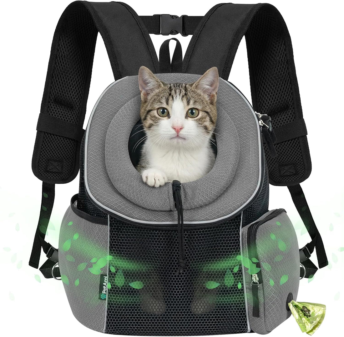 PetAmi Dog Carrier Backpack, Hands Free Front Pet Carrier, 10 lbs