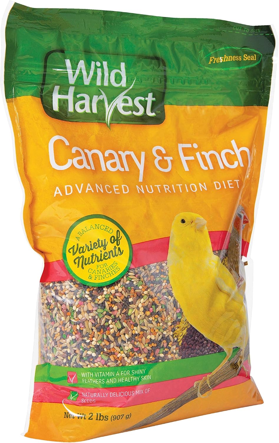 Wild Harvest Advanced Nutrition Bird Food For Canary & Finch, 2 lbs