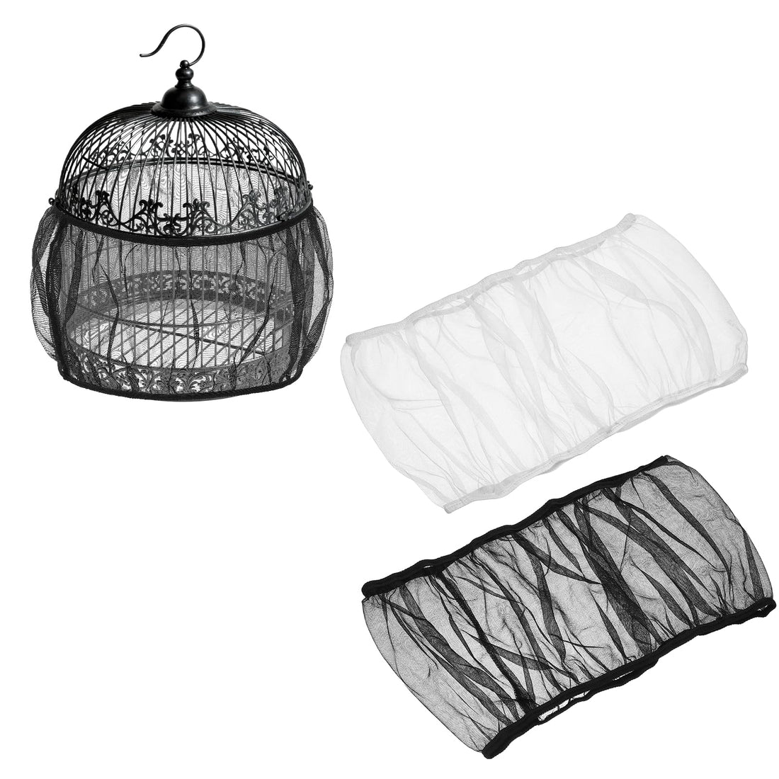 Bird Cage Seed Catcher, Bird Cage Net Cover Seeds Guard