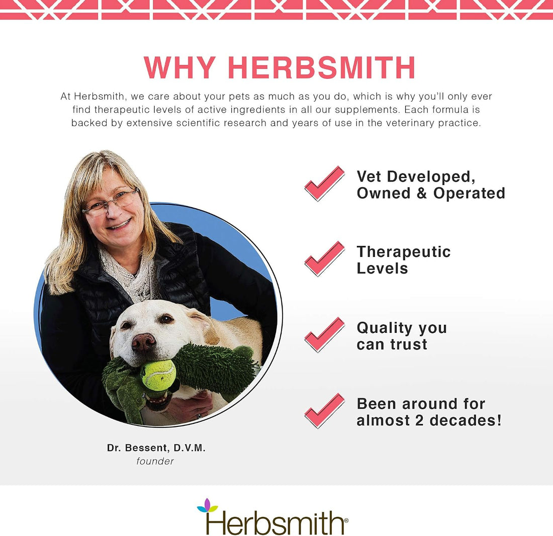 Herbsmith Taurine Boost - Cardiac and Heart Support for Dogs and Cats