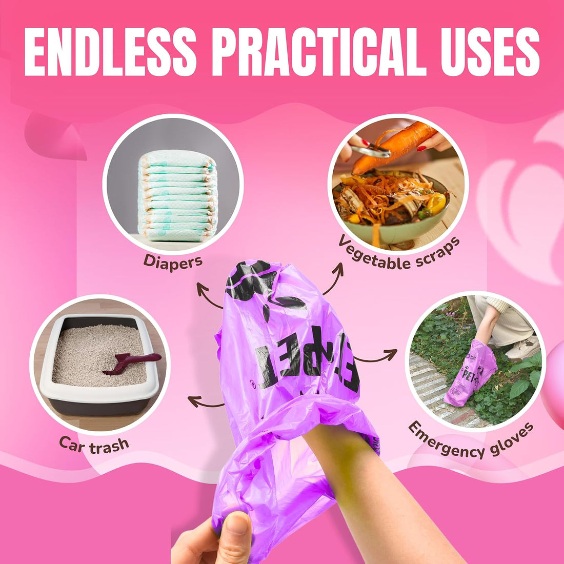 PET N PET Poop Bags for Dogs