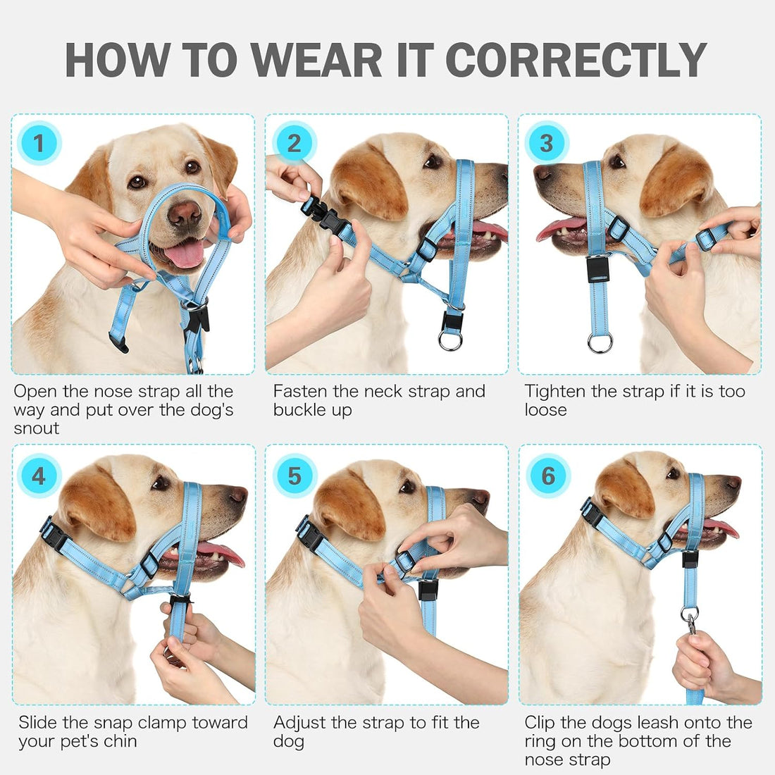 Weesiber No-Pull Dog Head Collar