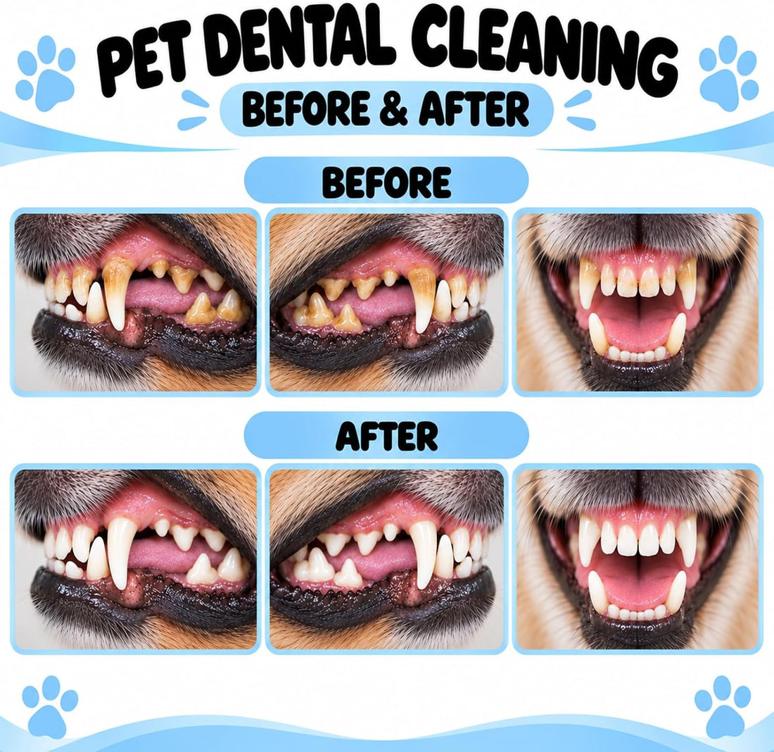 8-Piece Pet Teeth Cleaning Kit, Dog Tooth Brushing Kit