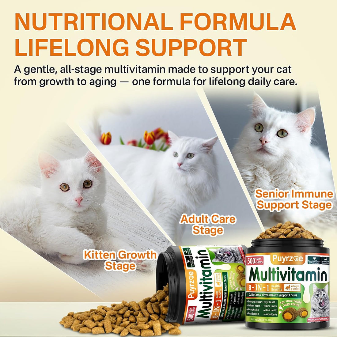 Taurine for Cats Multivitamin Chews