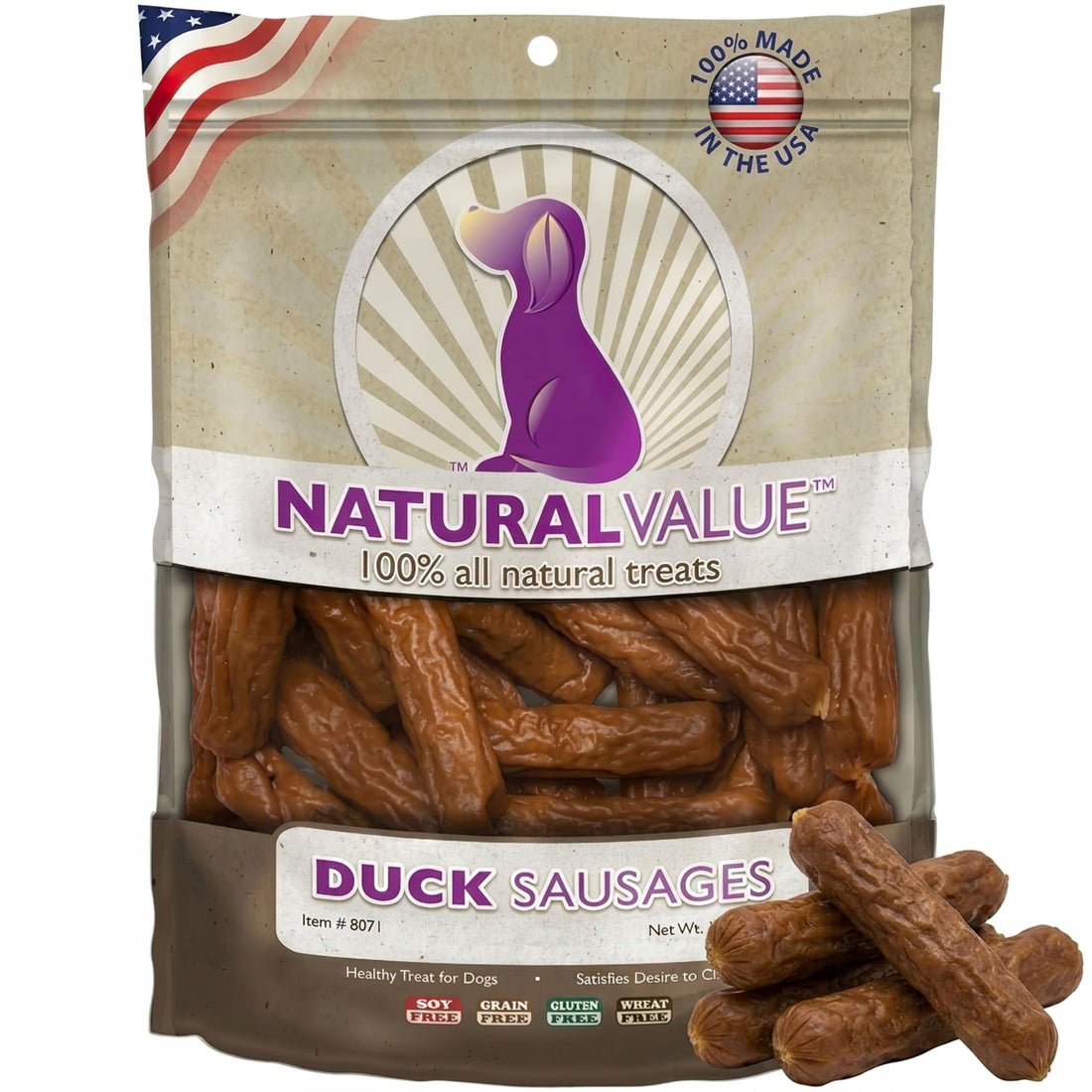 Loving Pets Natural Value Duck Sausages