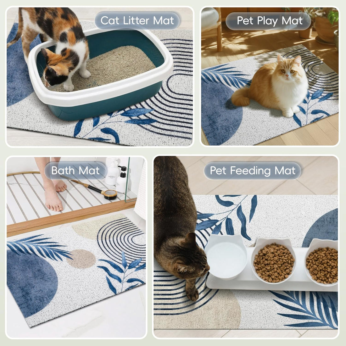 Cat Litter Mat Litter Trapping Mat