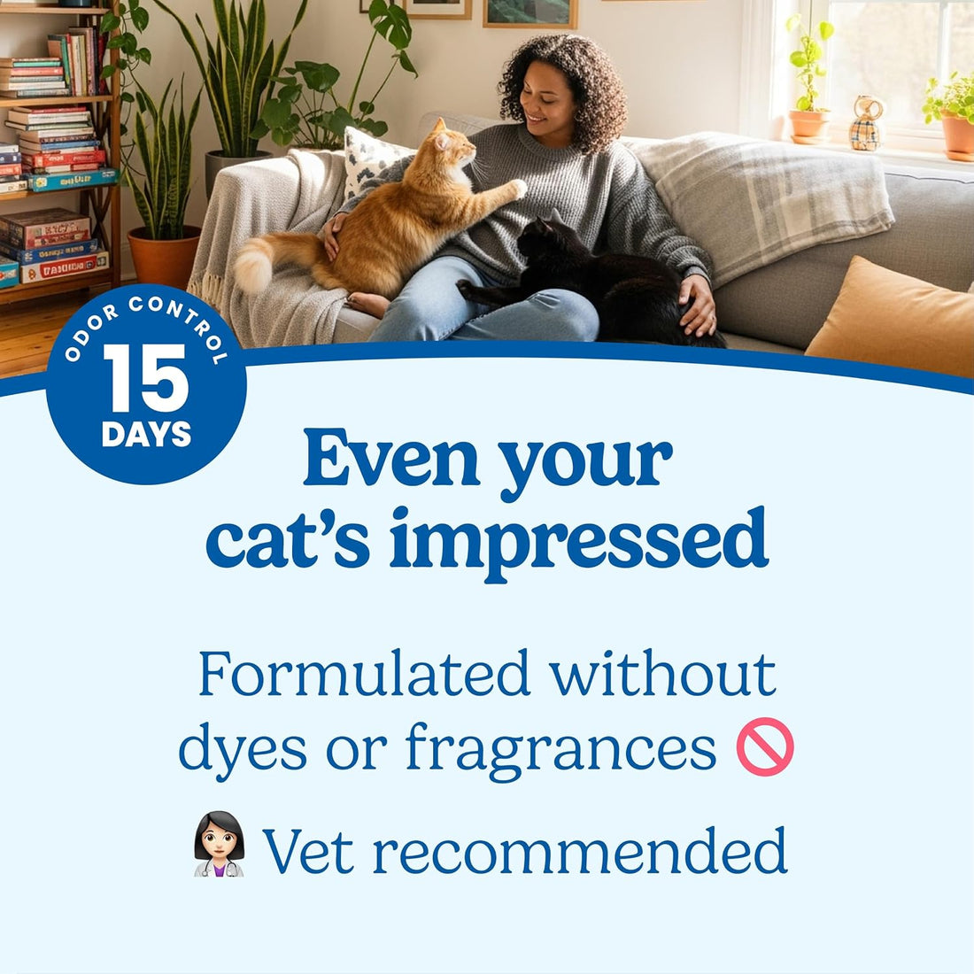 Fresh Step Advanced Simply Unscented Multi Cat Clumping Cat Litter
