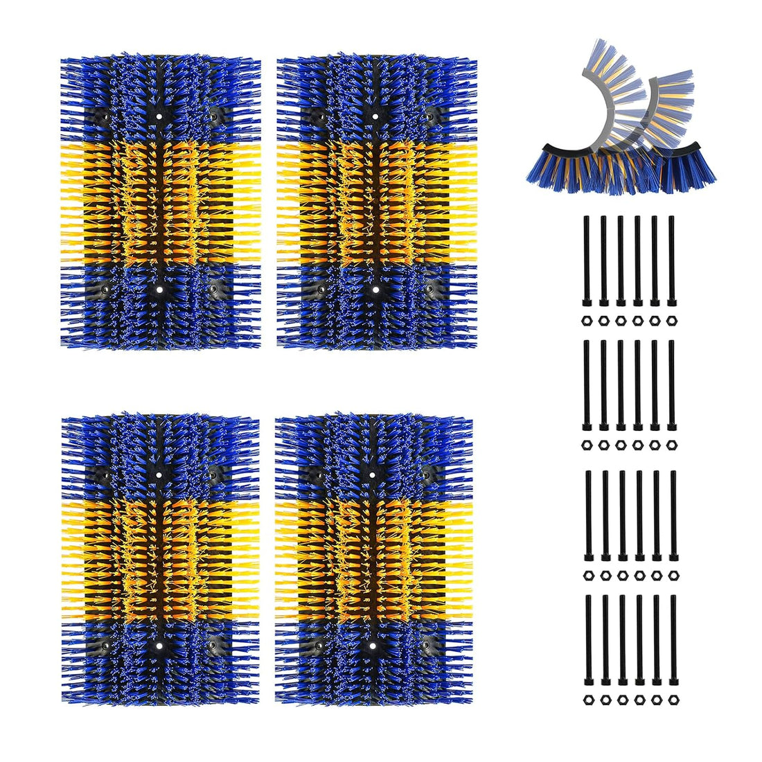 Livestock Scratching Brush, 4PCS Upgraded Cattle Scratcher with 24