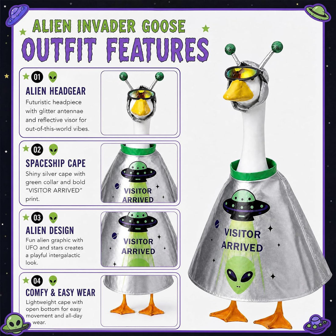 Halloween Porch Goose Outfit Multi-theme Classic Goose Costume