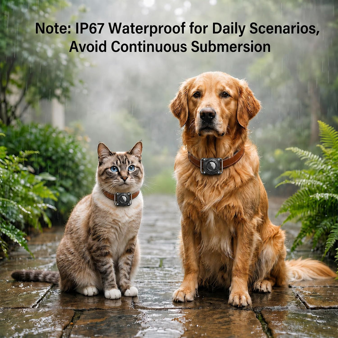 Pet Tracker for Dogs & Cats – No SIM Card, iOS & Android Compatible