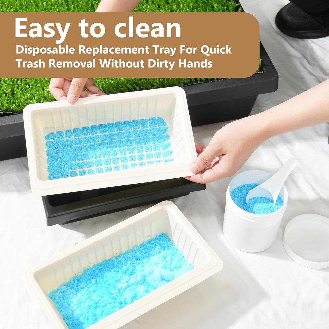 20-Pack Pet Loo Pee-Pod Refills with Sponge Compatible with PetSafe
