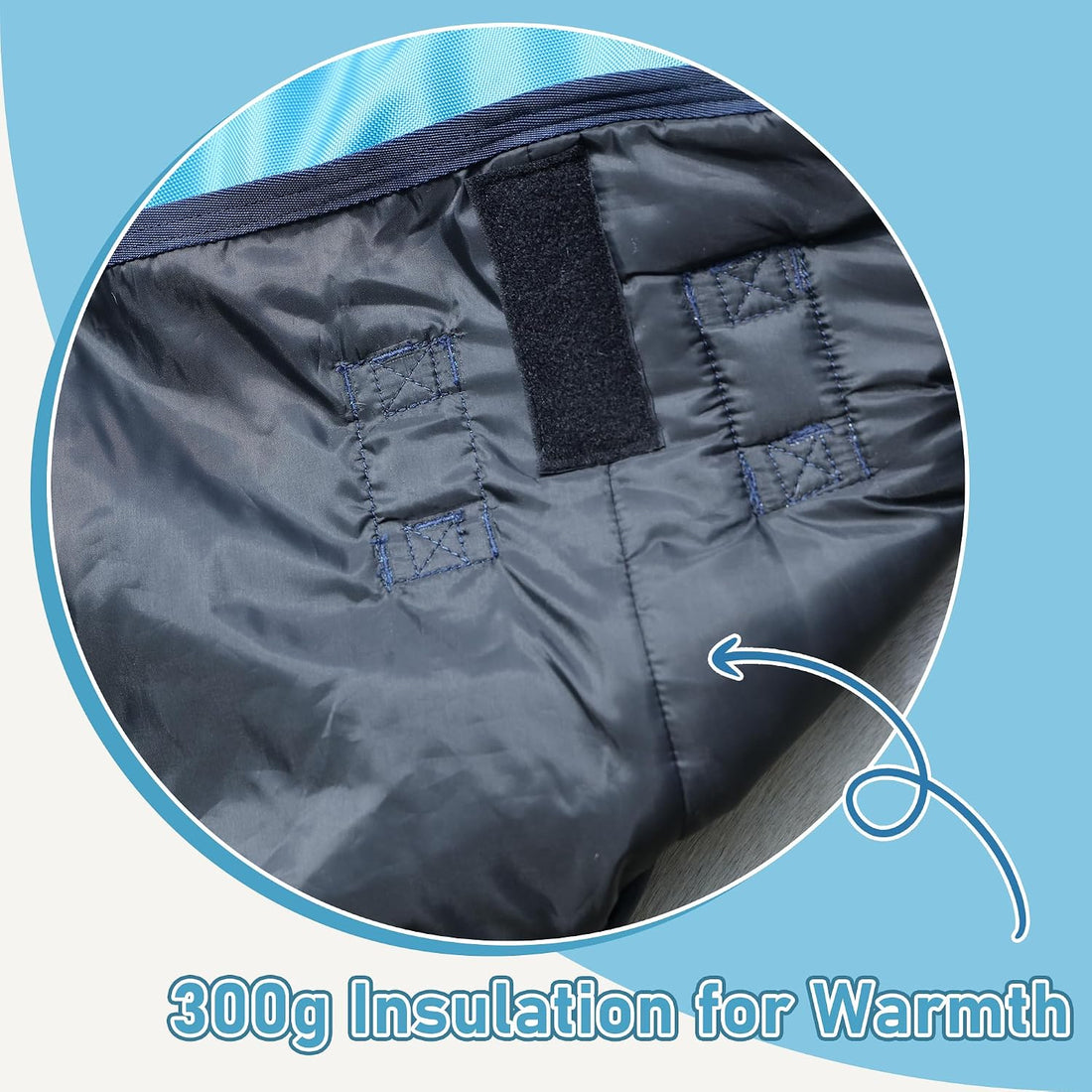 LEAFOREST 1680D Turnout Winter Horse Blanket Heavy Weight 300g Fill