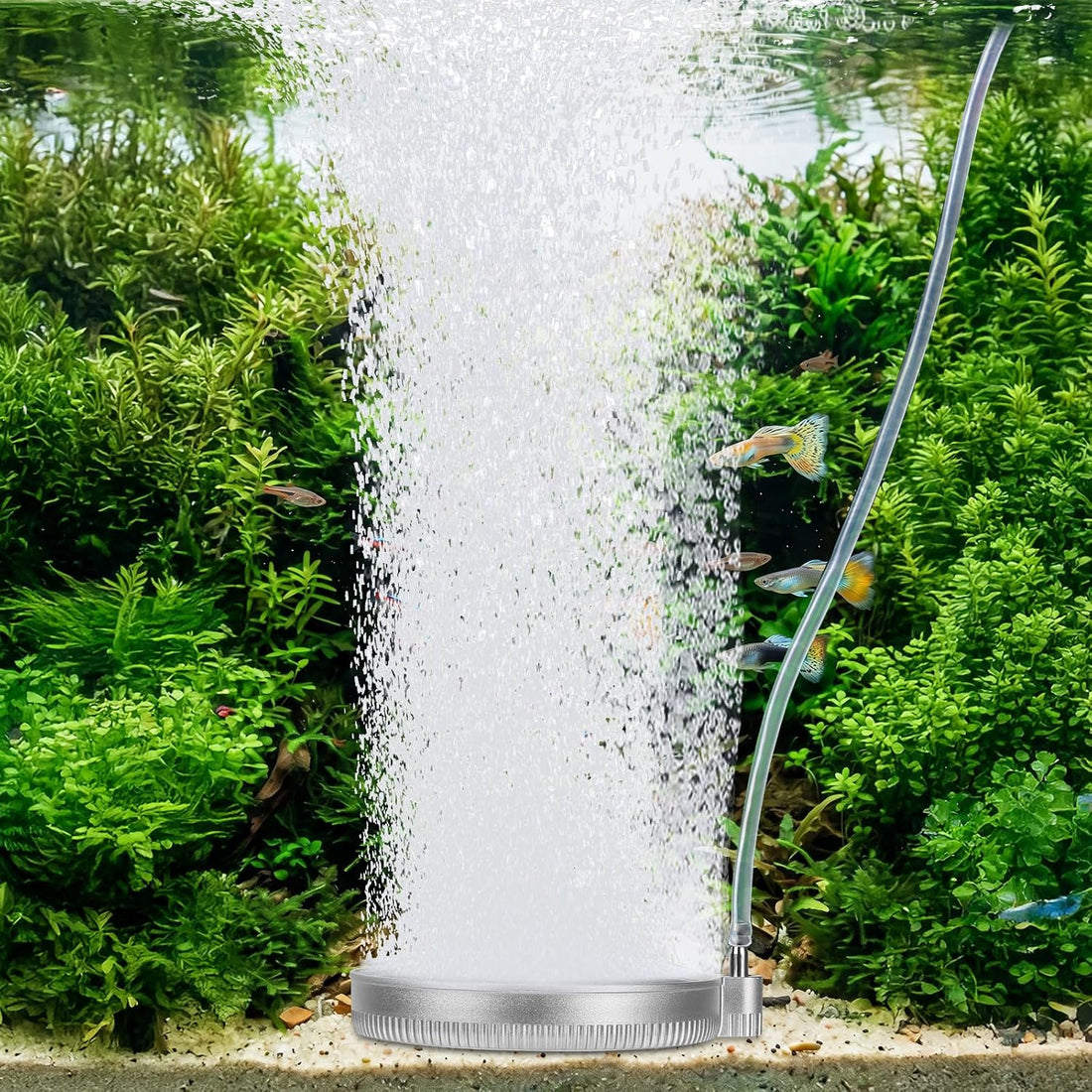 hygger Nano Air Stone for Aquariums, High Dissolved Oxygen Diffuser