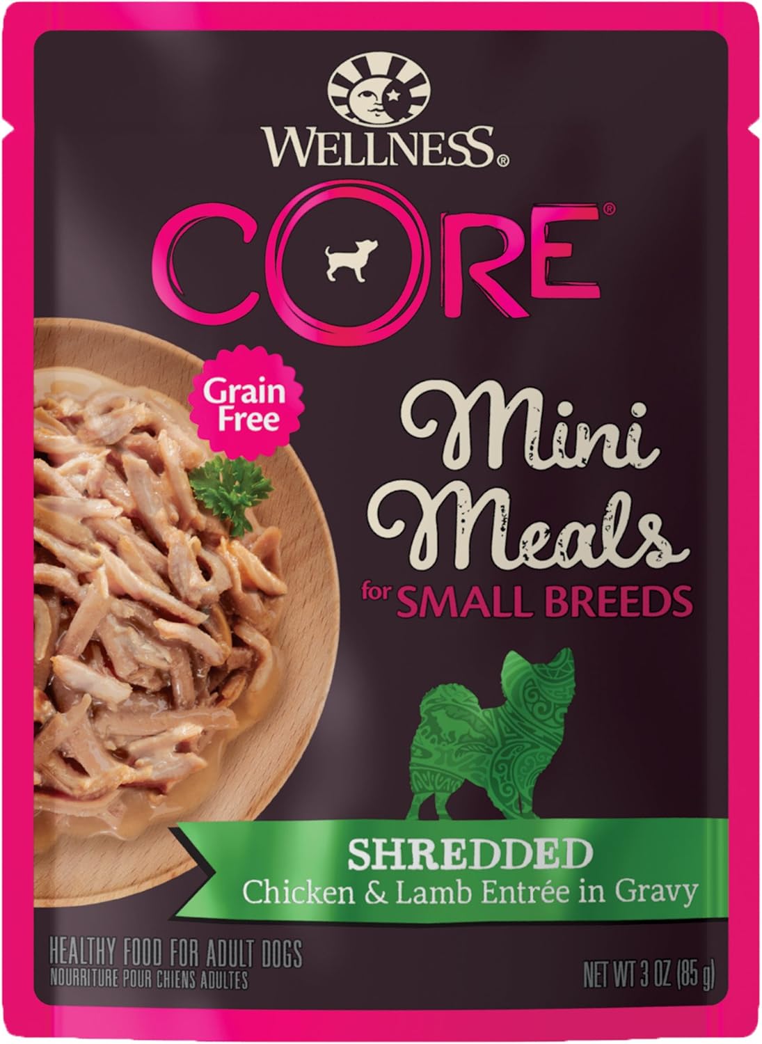 Wellness CORE Small Breed Mini Meals Shredded in Gravy Wet Dog Food