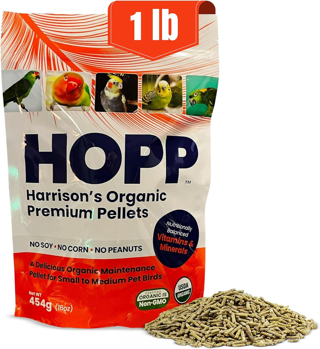 Harrison's Organic Premium Pellets HOPP - Certified Organic, Non-GMO