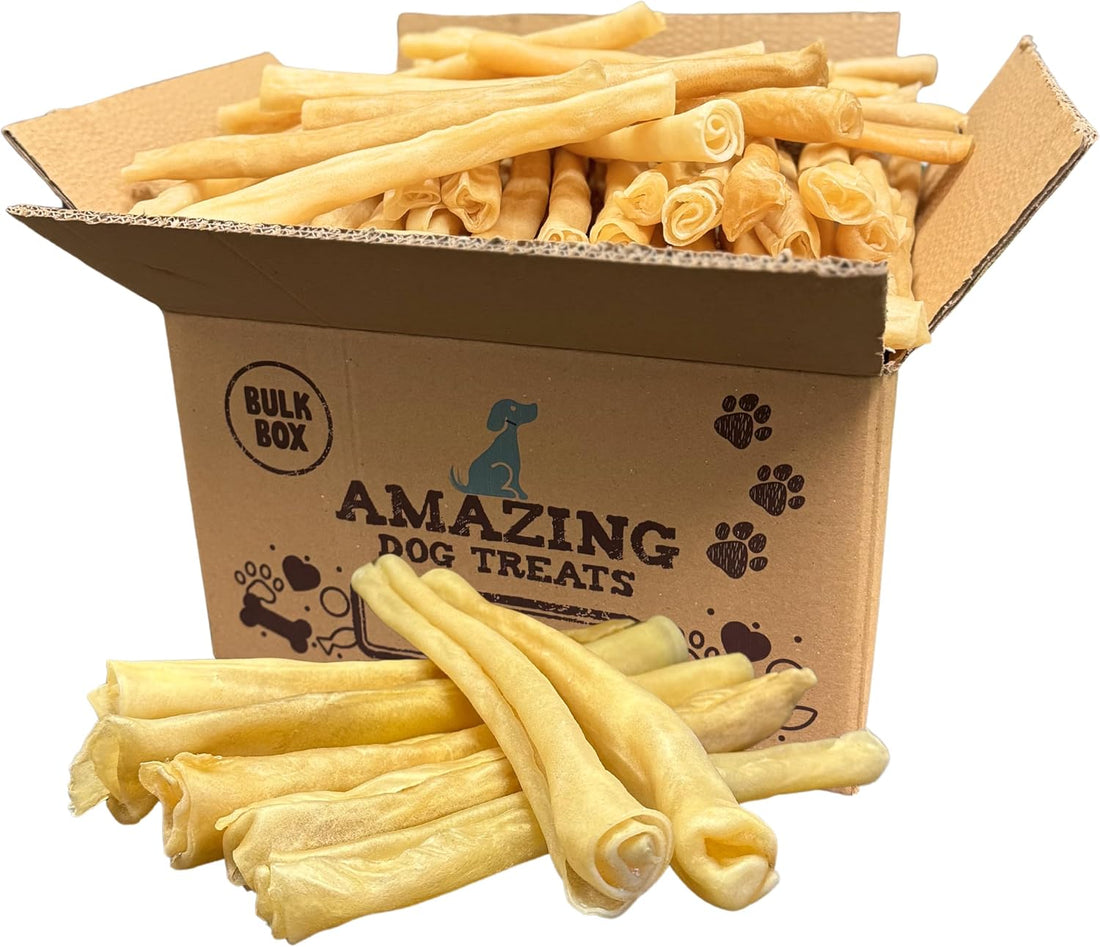 Amazing Dog Treats -Small Collagen Stick - - Collagen Beef Cheek Rolls