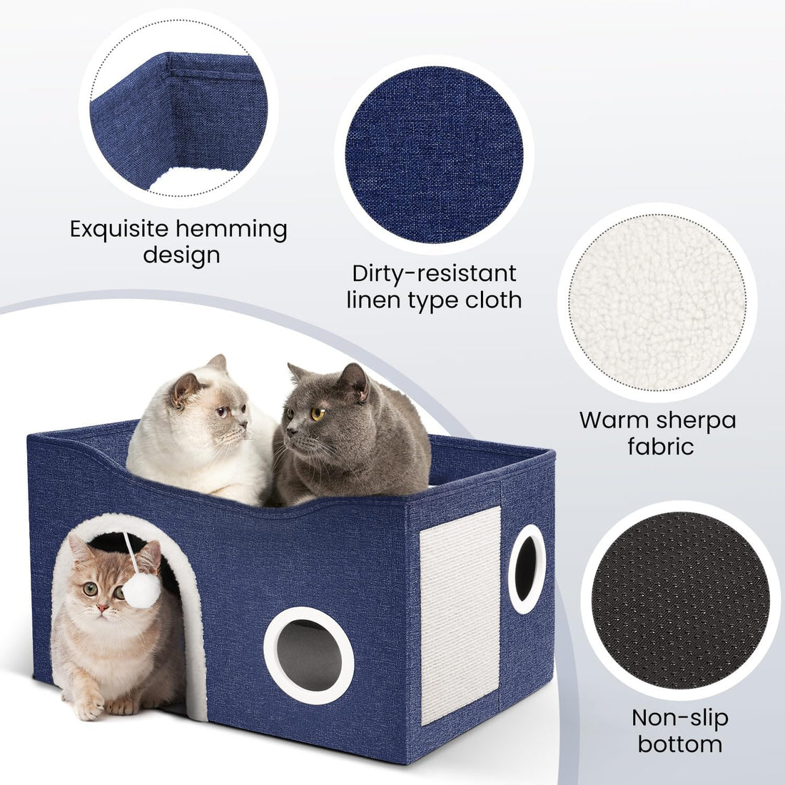 Heeyoo Cat House for Indoor Cats
