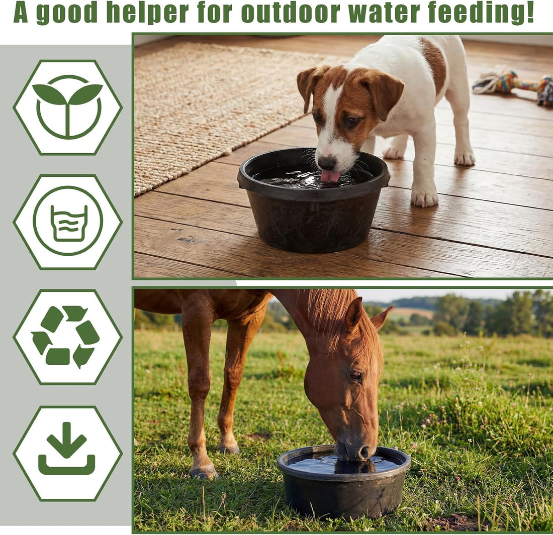 Sadny 4 Pcs Rubber Feed Pan