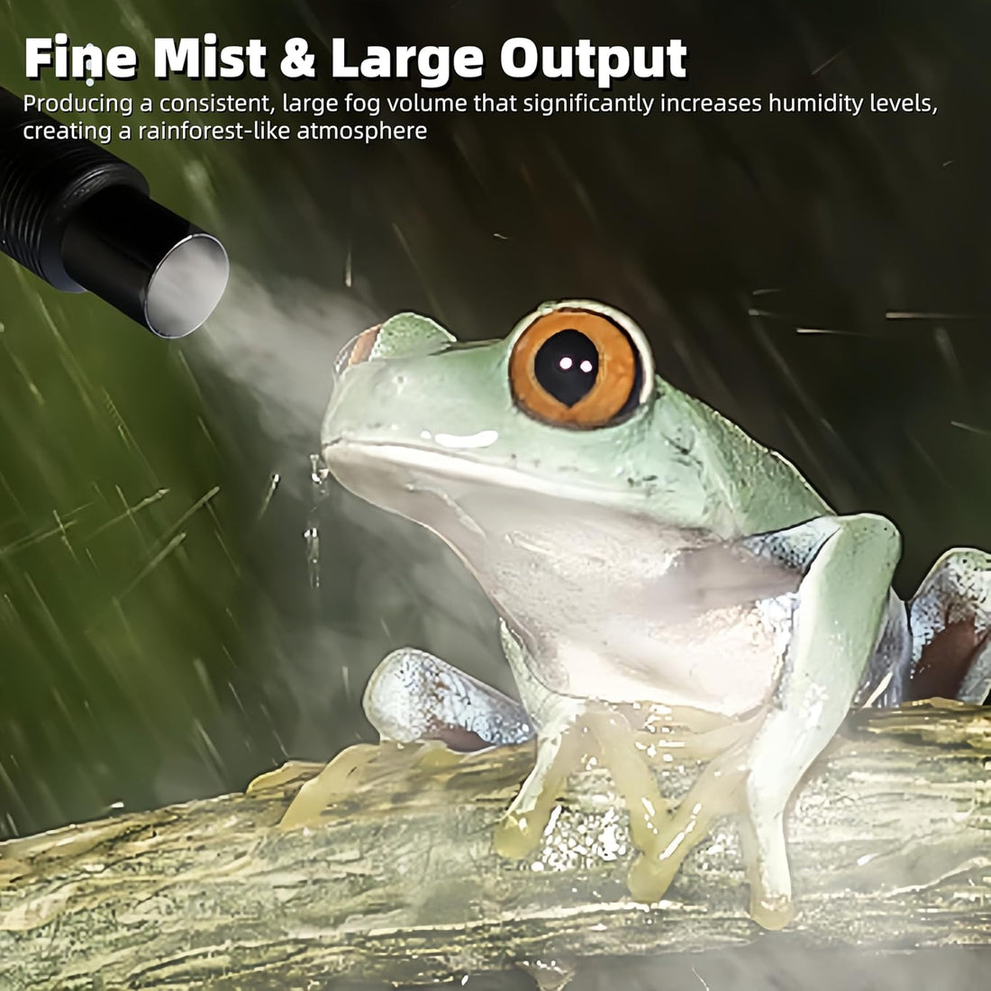 4L Reptile Humidifier Fogger, Cool Mist Humidifier for Plants