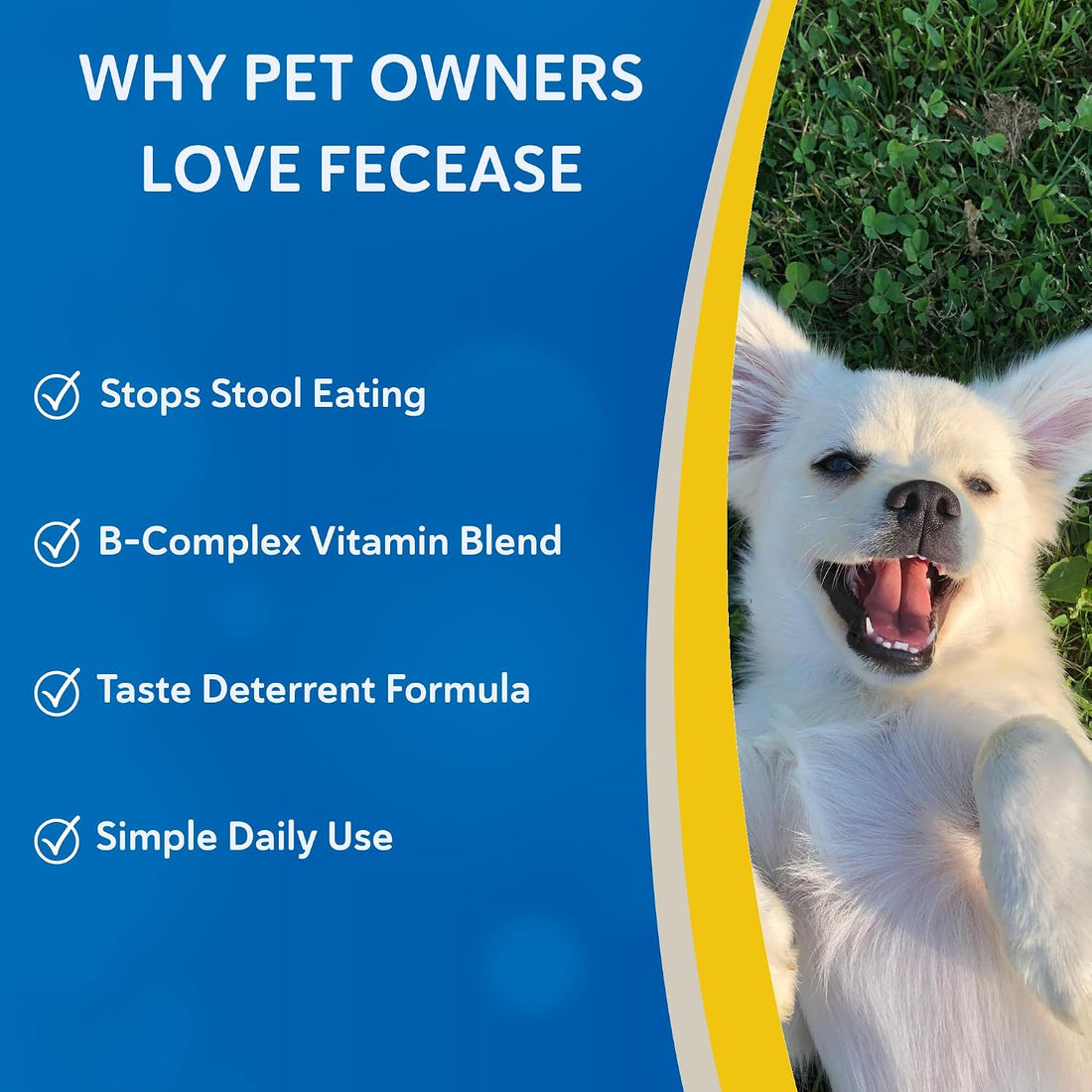 Doc Roy's FeCease Stool Eating Deterrent for Dogs, 300 gm