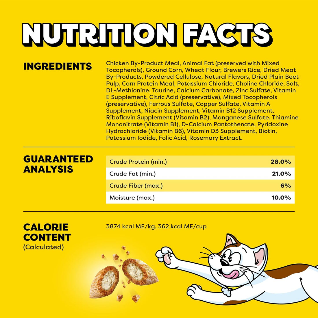 Temptations Indoor Care Crunchy Cat Treats, Chicken, 4.9 oz, 10 Pack