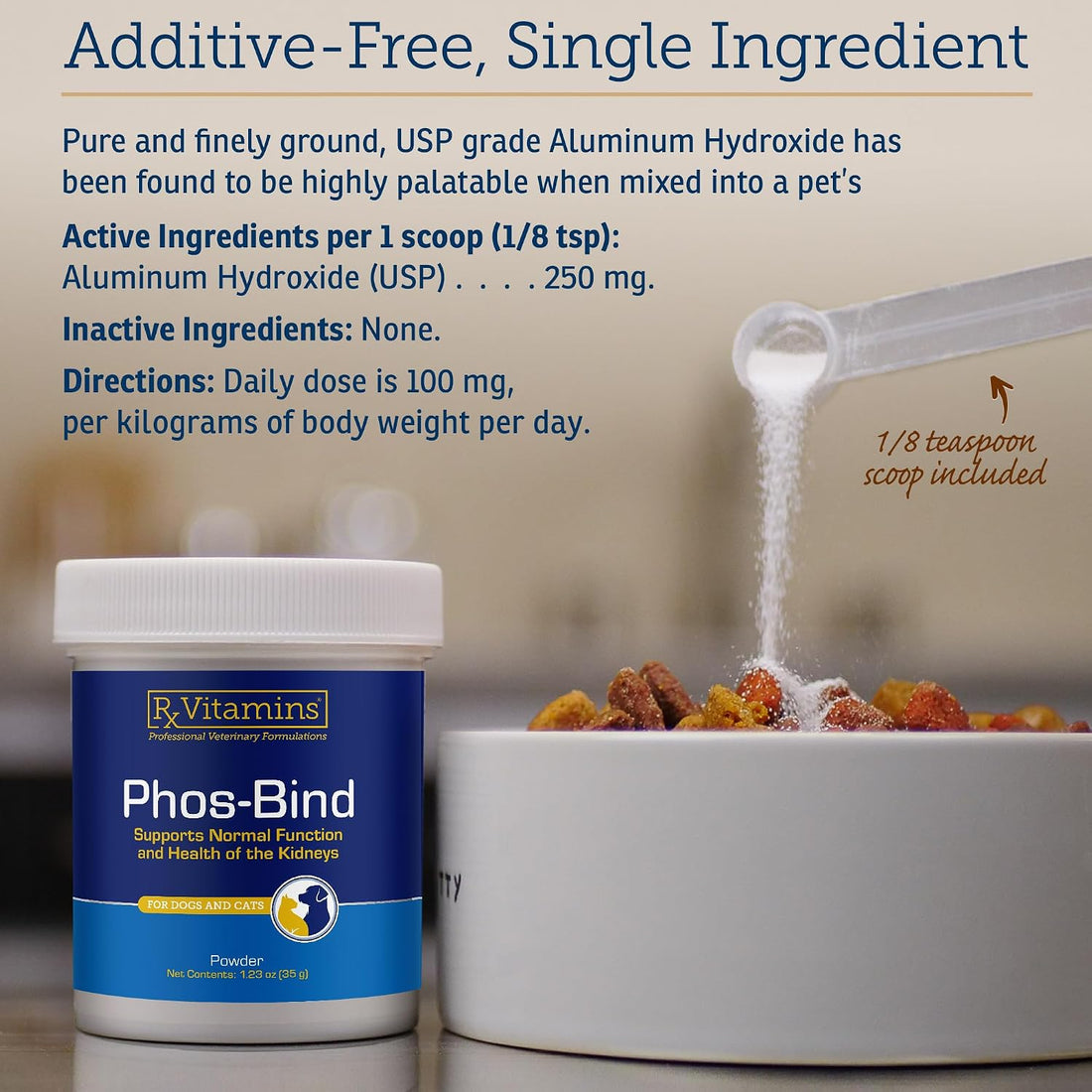 Rx Vitamins Phos-Bind - Kidney Support Supplement Powder