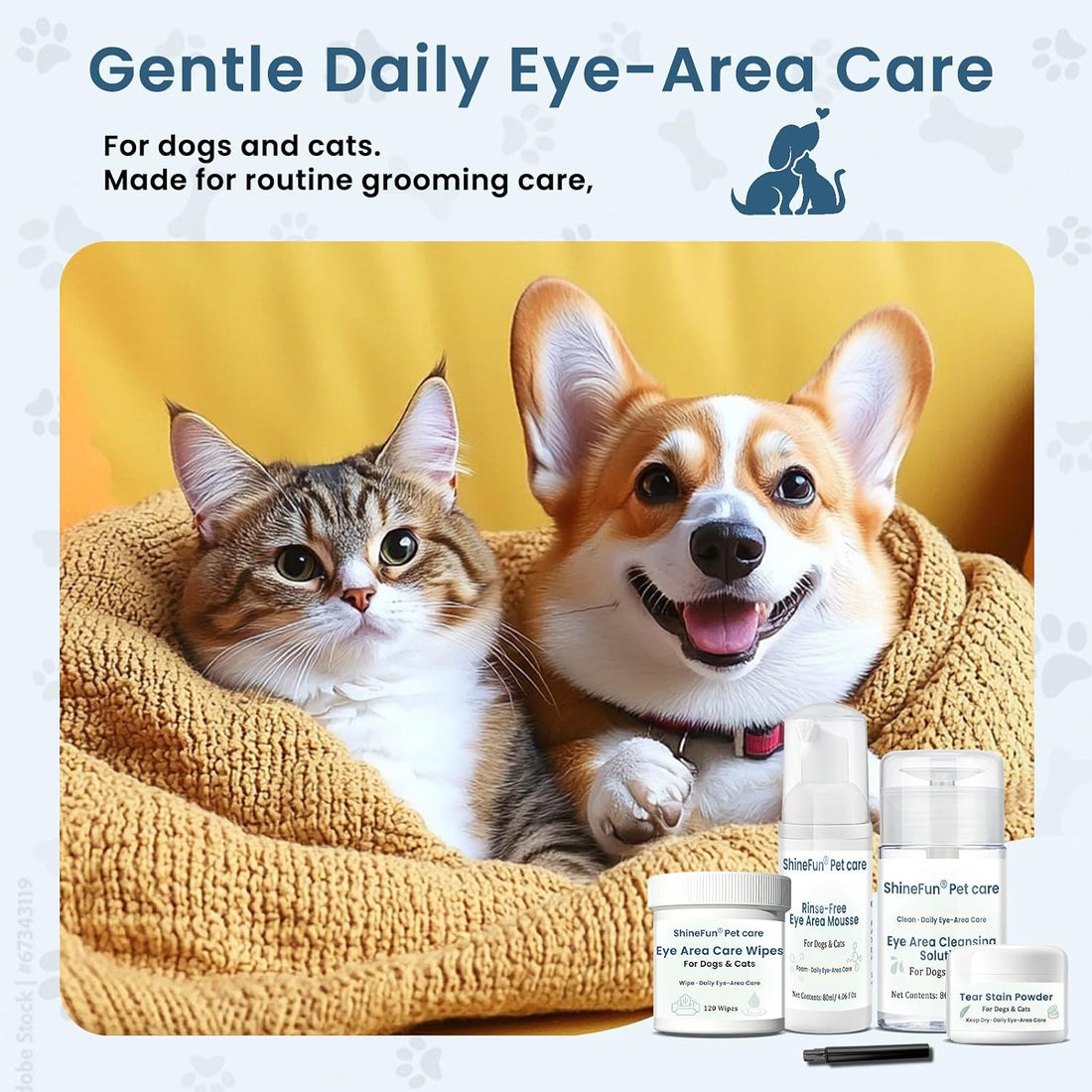Dog & Cat Tear Stain Remover Kit